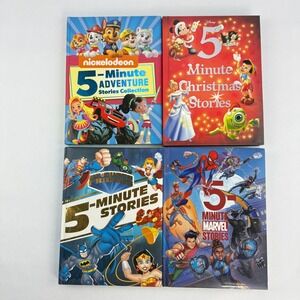 5 Minute Stories Book Bundle Marvel DC Super Friend Nickelodeon Disney Christmas
